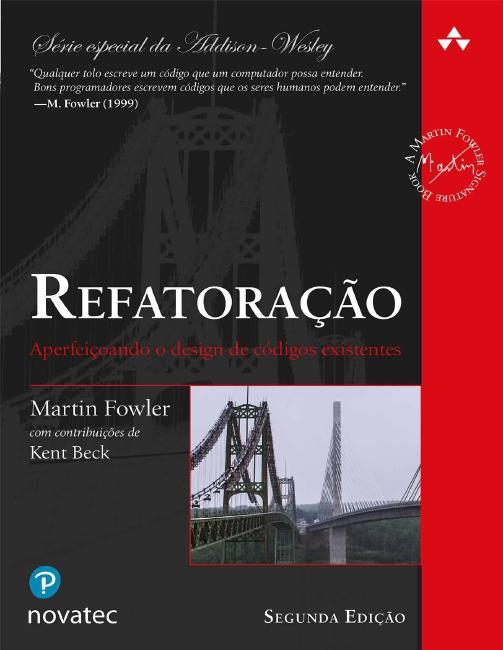 Capa de Refatoração — Aperfeiçoando o Design de Códigos Existentes